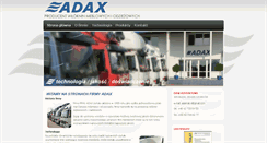 Desktop Screenshot of adax-wlokniny.pl